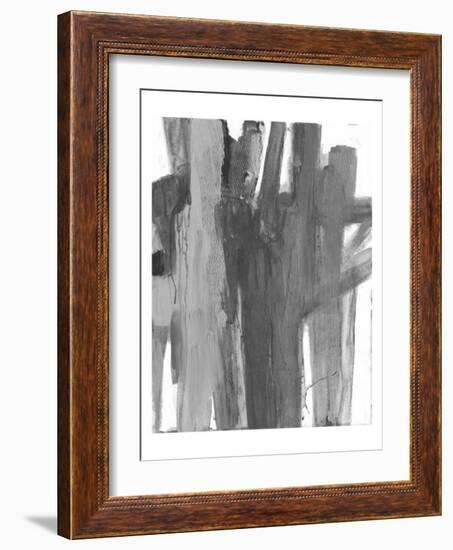 Monochromatic Smears 1-Smith Haynes-Framed Art Print