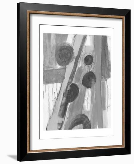 Monochromatic Smears 2-Smith Haynes-Framed Art Print