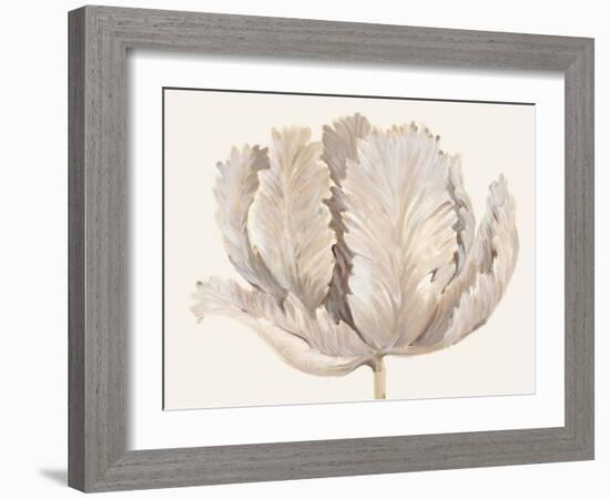 Monochromatic Tulip II-Tim O'toole-Framed Art Print