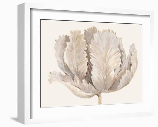 Monochromatic Tulip II-Tim O'toole-Framed Art Print