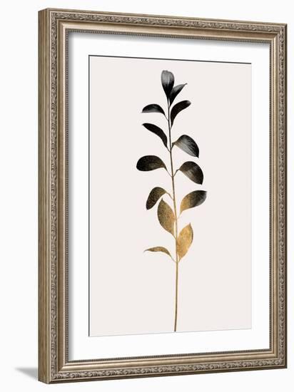 Monochromatica No.9  Dark Gold-Kubistika-Framed Giclee Print