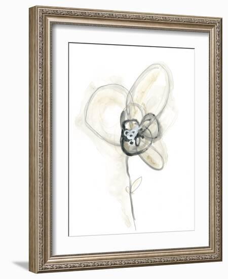 Monochrome Floral Study I-June Vess-Framed Art Print