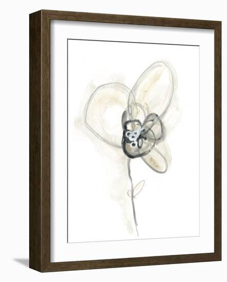 Monochrome Floral Study I-June Vess-Framed Art Print