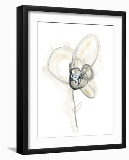 Monochrome Floral Study I-June Vess-Framed Art Print