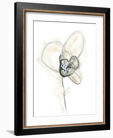 Monochrome Floral Study I-June Vess-Framed Art Print