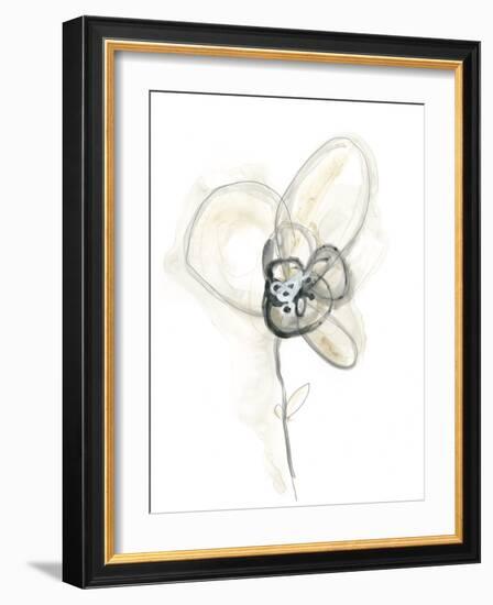 Monochrome Floral Study I-June Vess-Framed Art Print