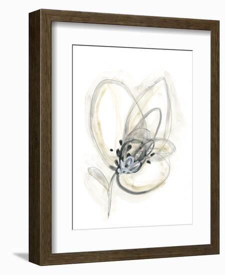 Monochrome Floral Study V-June Vess-Framed Premium Giclee Print