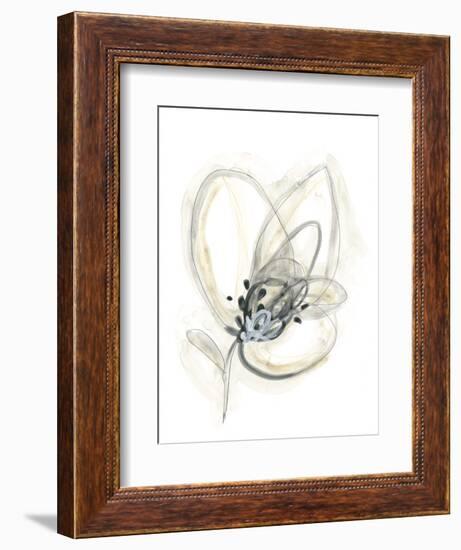 Monochrome Floral Study V-June Vess-Framed Premium Giclee Print