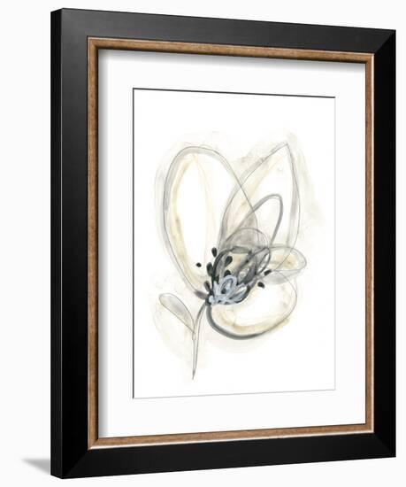 Monochrome Floral Study V-June Vess-Framed Premium Giclee Print