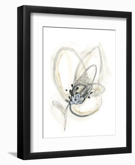 Monochrome Floral Study V-June Vess-Framed Premium Giclee Print