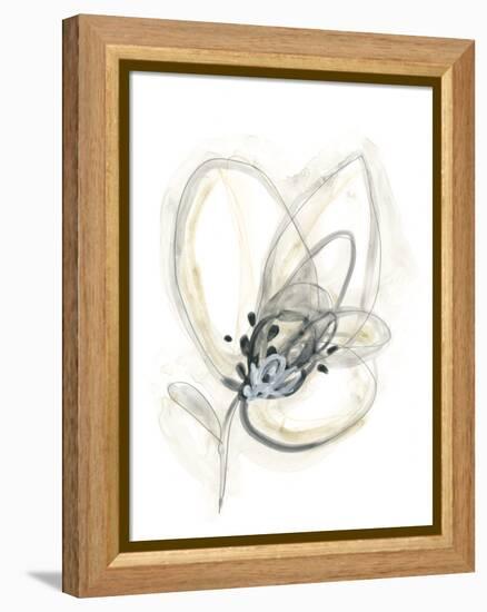 Monochrome Floral Study V-June Vess-Framed Stretched Canvas