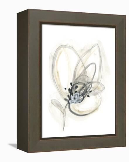 Monochrome Floral Study V-June Vess-Framed Stretched Canvas