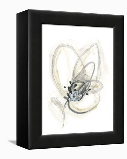 Monochrome Floral Study V-June Vess-Framed Stretched Canvas