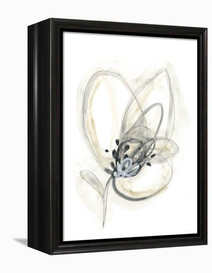 Monochrome Floral Study V-June Vess-Framed Stretched Canvas