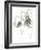 Monochrome Floral Study VI-June Vess-Framed Art Print