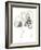 Monochrome Floral Study VI-June Vess-Framed Art Print