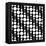 Monochrome Geometric Design-Maksim Krasnov-Framed Stretched Canvas