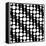 Monochrome Geometric Design-Maksim Krasnov-Framed Stretched Canvas