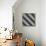 Monochrome Geometric Design-Maksim Krasnov-Framed Stretched Canvas displayed on a wall