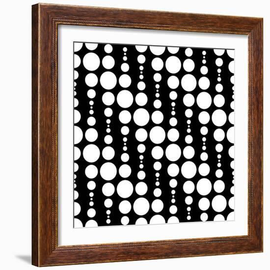 Monochrome Geometric Design-Maksim Krasnov-Framed Art Print