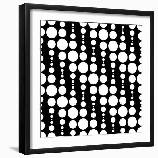 Monochrome Geometric Design-Maksim Krasnov-Framed Art Print