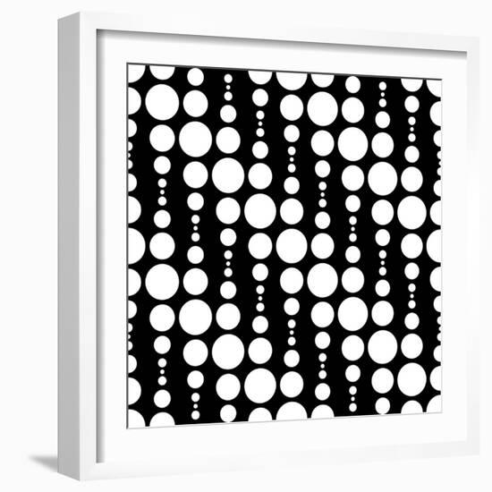 Monochrome Geometric Design-Maksim Krasnov-Framed Art Print