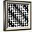 Monochrome Geometric Design-Maksim Krasnov-Framed Art Print