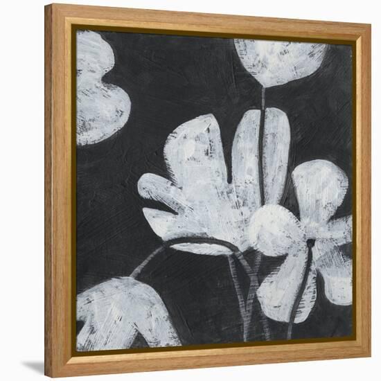 Monochrome Meadow I-June Vess-Framed Stretched Canvas