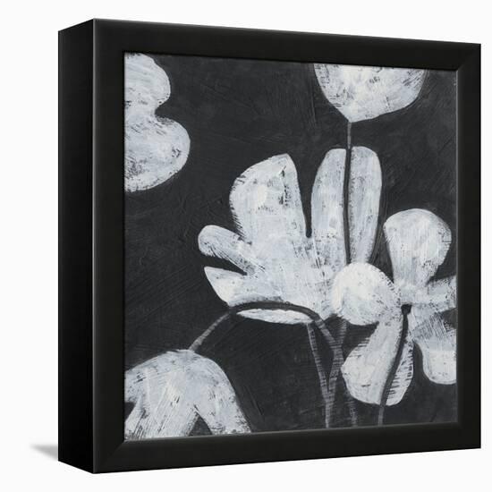 Monochrome Meadow I-June Vess-Framed Stretched Canvas