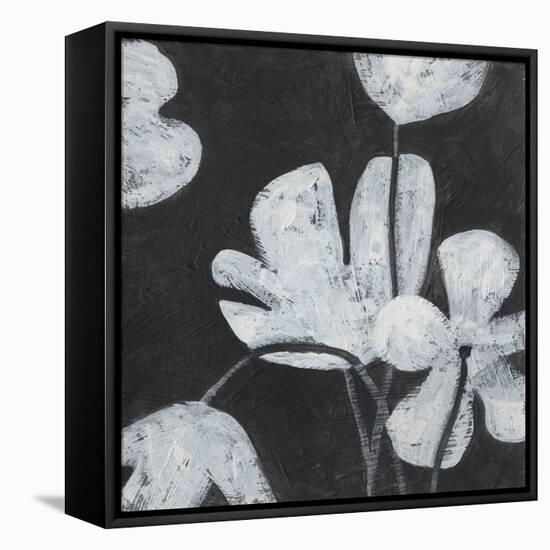 Monochrome Meadow I-June Vess-Framed Stretched Canvas