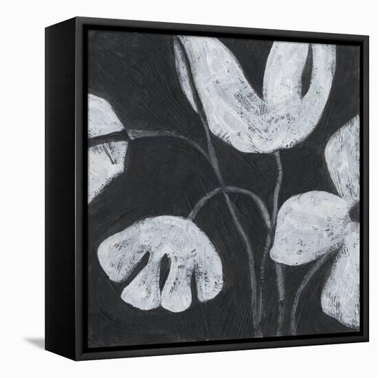 Monochrome Meadow III-June Vess-Framed Stretched Canvas