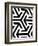 Monochrome Patterns 8-Natasha Marie-Framed Giclee Print