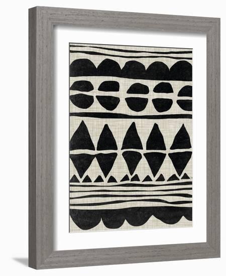 Monochrome Quilt I-Melissa Wang-Framed Art Print