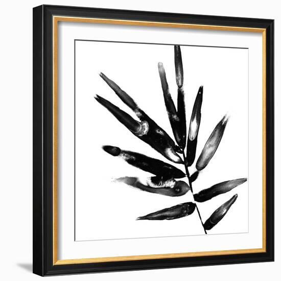 Monochrome Tropic IX-June Vess-Framed Art Print