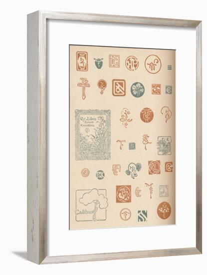 'Monograms and Marks', c1890, (1905)-Unknown-Framed Giclee Print