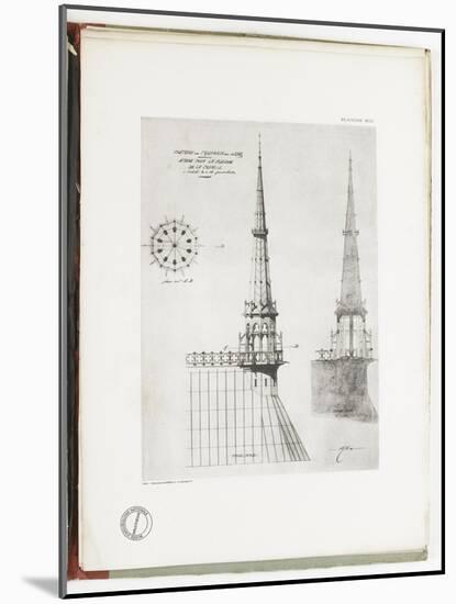 Monographie de la restauration du Château de Saint Germain en Laye-null-Mounted Giclee Print