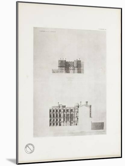 Monographie de la restauration du Château de Saint Germain en Laye-null-Mounted Giclee Print