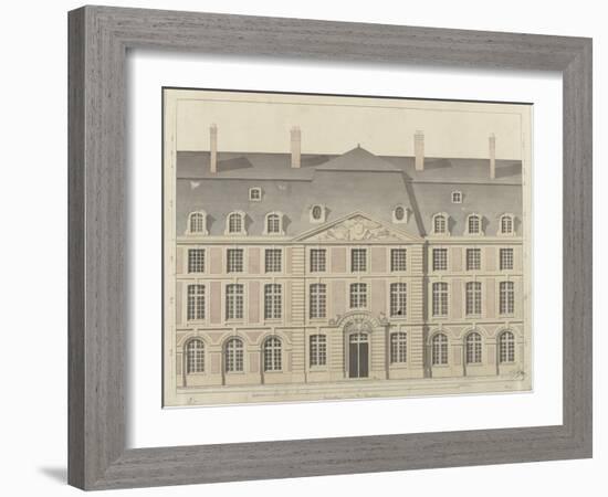 Monographie du palais de Fontainebleau : Cour du Cheval Blanc-Rodolphe Pfnor-Framed Giclee Print