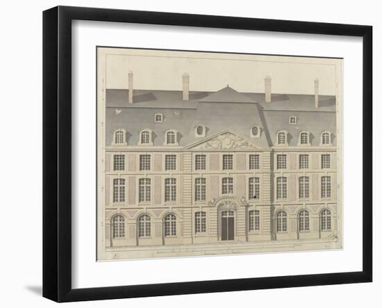 Monographie du palais de Fontainebleau : Cour du Cheval Blanc-Rodolphe Pfnor-Framed Giclee Print