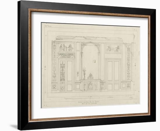 Monographie du palais de Fontainebleau : Salon des jeux de la Reine-Rodolphe Pfnor-Framed Giclee Print