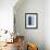 Monolithic I Blue-Mike Schick-Framed Art Print displayed on a wall