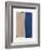 Monolithic II Blue-Mike Schick-Framed Art Print