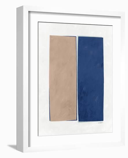 Monolithic II Blue-Mike Schick-Framed Art Print