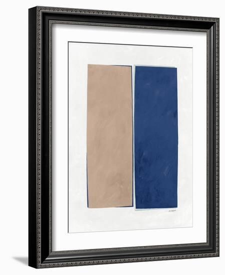 Monolithic II Blue-Mike Schick-Framed Art Print