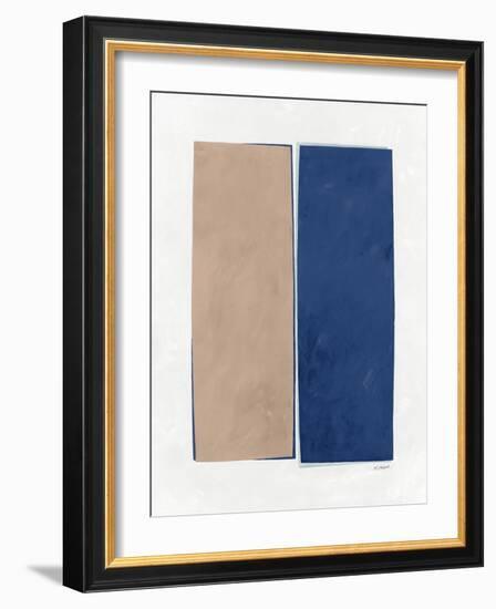 Monolithic II Blue-Mike Schick-Framed Art Print