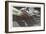 Monon's Lew Wallace, Train Crossing Bridge-null-Framed Art Print