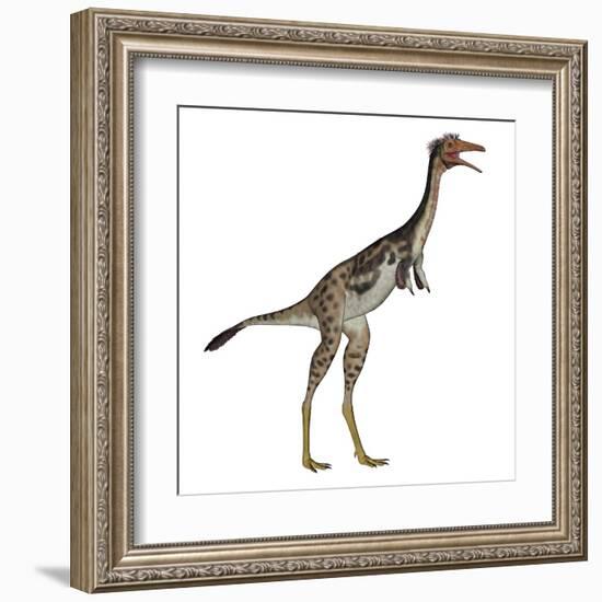 Mononykus Dinosaur Standing-Stocktrek Images-Framed Art Print