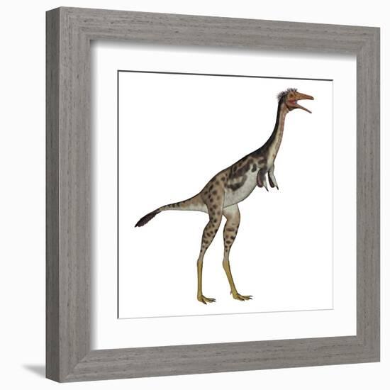 Mononykus Dinosaur Standing-Stocktrek Images-Framed Art Print