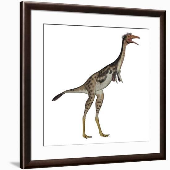 Mononykus Dinosaur Standing-Stocktrek Images-Framed Art Print