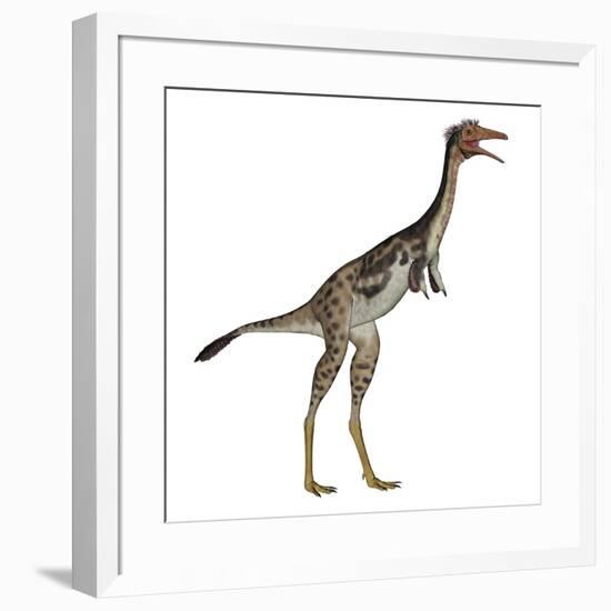 Mononykus Dinosaur Standing-Stocktrek Images-Framed Art Print